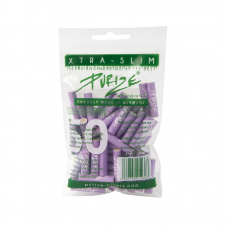 PURIZE XTRA Slim Lila Aktivkohlefilter 5,9mm 50 Stk.
