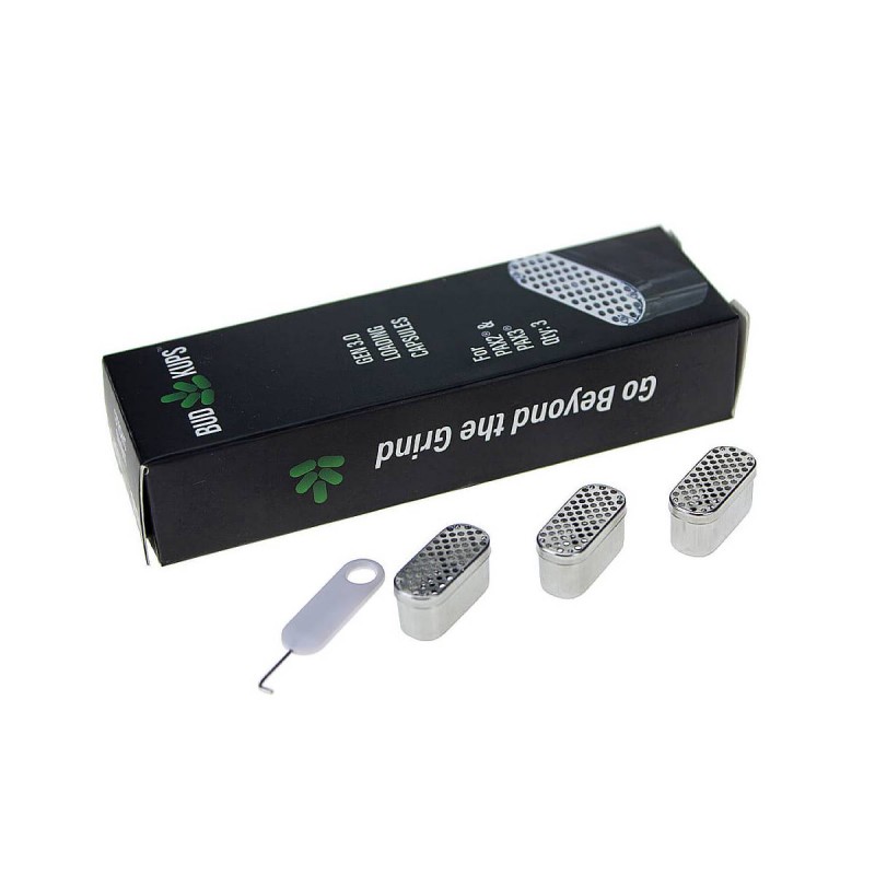 BudKups Set of 3 Loaing Capsules for PAX 2 and PAX 3