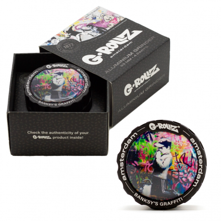 G-Rollz 'Banksy's Church of Graffiti' Aluminium Grinder 4-teilig