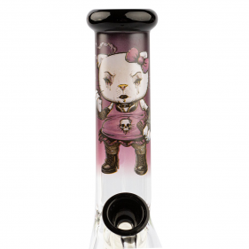 Angry Cat Grace Glass Bong