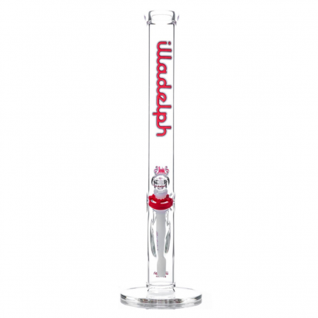 Illadelph 'Red Tall Straight' Borosilikatglas Bong