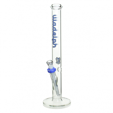 Illadelph 'Blue Medium Straight' Borosilikatglas Bong