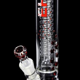 Beakerbong Helix-Lab-Edition - Rot