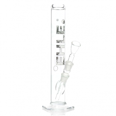 EHLE 'Zylinder Schwarz/Weiß' Borosilikatglas Bong