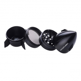 Spaceship Champ High Herb Grinder Schwarz