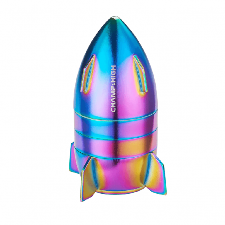 Champ High 'Spaceship' Aluminium Grinder Regenbogen