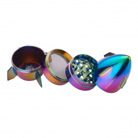 Spaceship Champ High Herb Grinder Regenbogen