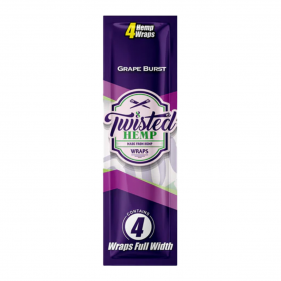 Twisted 4x Hemp Wraps Grape...