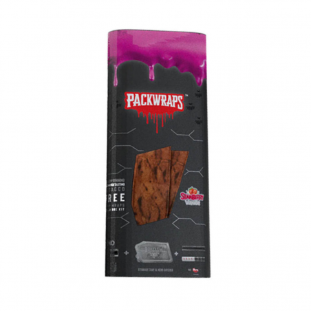 Packwraps x Twisted Hemp Wraps Strawberry Vanilla 2 Stk. + Glass Tip + Tray