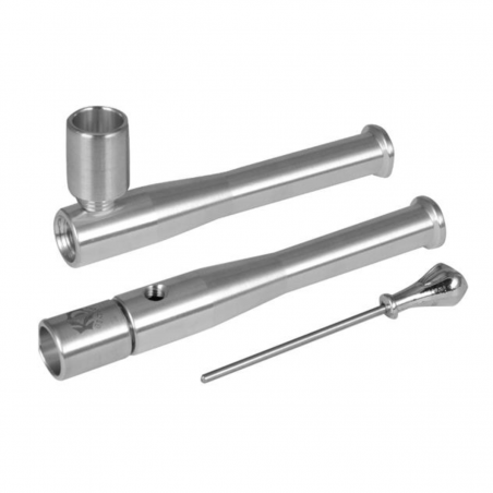 KD-Germany 'P2' Metallpfeife für Aktivkohlefilter