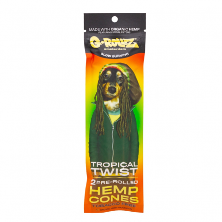 G-Rollz Tropical Twist Hemp Cones 2 Stk.
