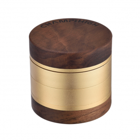 Round Wooden Grinder 4-tlg