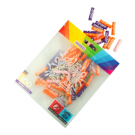 Medusa Mixed Edition Aktivkohlefilter 6mm 100 Stk.