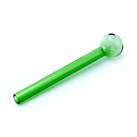 Glass Oil Pipe Green