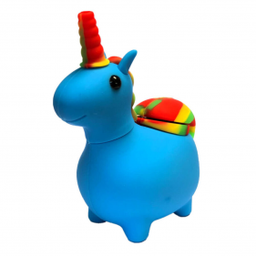 Blau Einhorn Silikonpfeife...