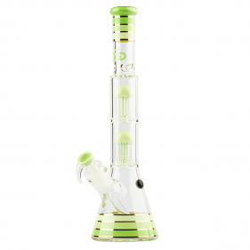 Golden Line Green Beaker Bong