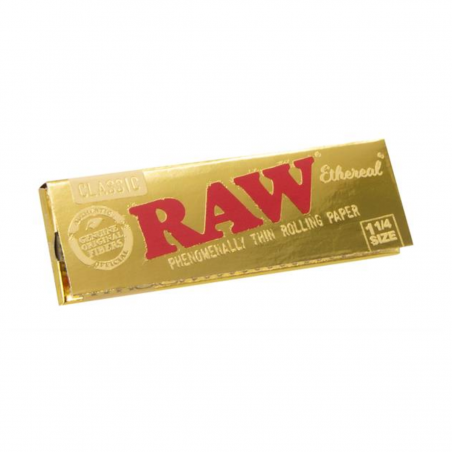 RAW GOLD Ethereal 1 1/4 Size Rolling Papers