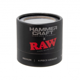 RAW x HammerCraft Aluminium Grinder 4-teilig Schwarz