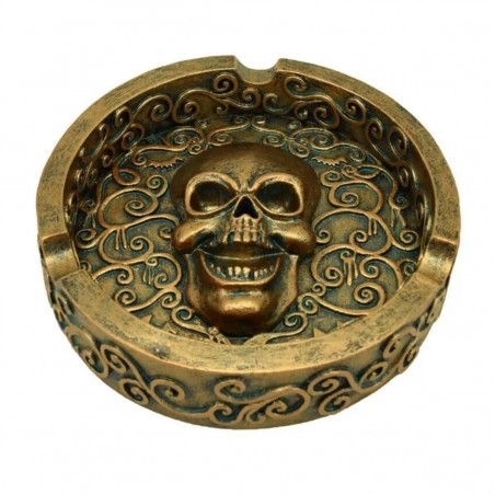 'Goldener Totenkopf' Aschenbecher