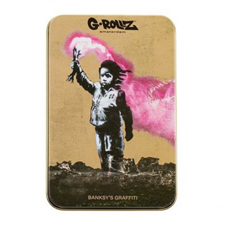 G-Rollz Große Metalldose 'Banksy's Torch Boy'