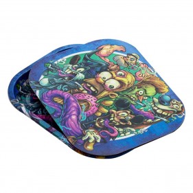 Amsterdam Medium Magnet Rolling Tablett Abdeckung Stoned 18 x 14 cm