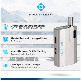 Wolkenkraft ÄRiS Ultra Vaporizer Gun Metal