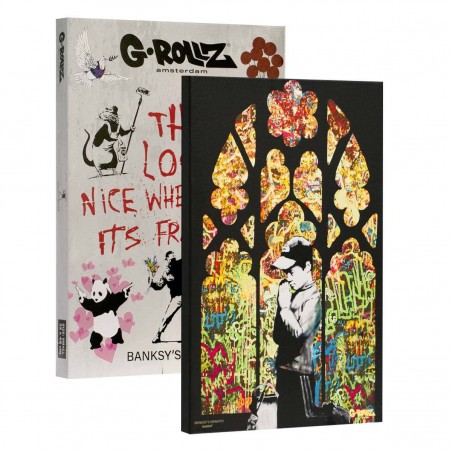 G-Rollz 'Banksy's Church of Graffiti' Leinwand 32x45cm
