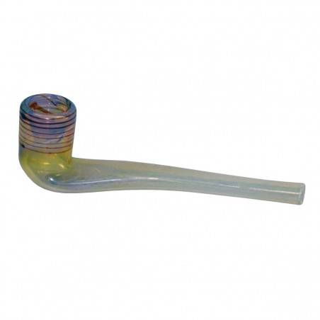 Glaspfeife mit geradem Stamm