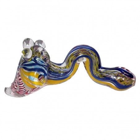 'Hammer Pipe' Gefärbte Glaspfeife