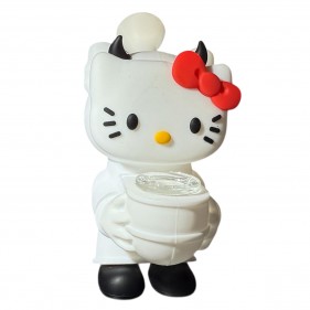 Hello Kitty Silikon Bong Weiß