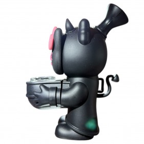 Hello Kitty Silikon Bong Schwarz