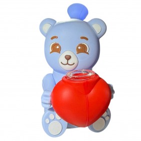 Carebear Silikon Bong Blau