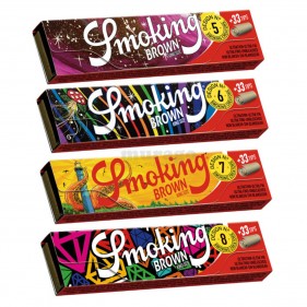 Smoking Creators Edition BROWN Unbleached KS mit Tips