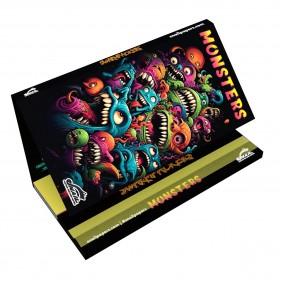 Snail 'Monsters' Rainbow King Size Slim Longpapers + Tips