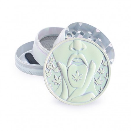 Fire-Flow '420 Girl' Aluminium Grinder 4-teilig Icy Pearl