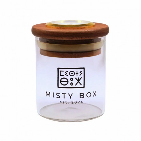 Misty Box Aufbewahrungsglas mit Hygrometer