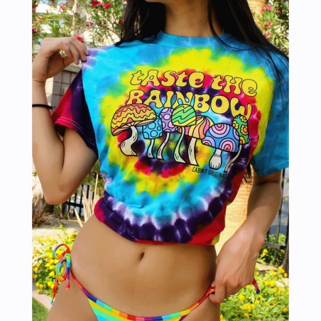 Cabin 7 'Taste the Rainbow' Tie Dye T-Shirt S
