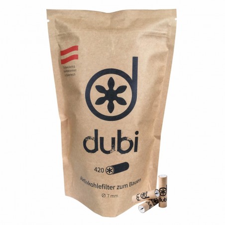 DUBI Aktivkohlefilter 7mm 420 Stk.
