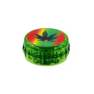 'Kronkorken Leaf Maria' Acryl Grinder 3-teilig Orange