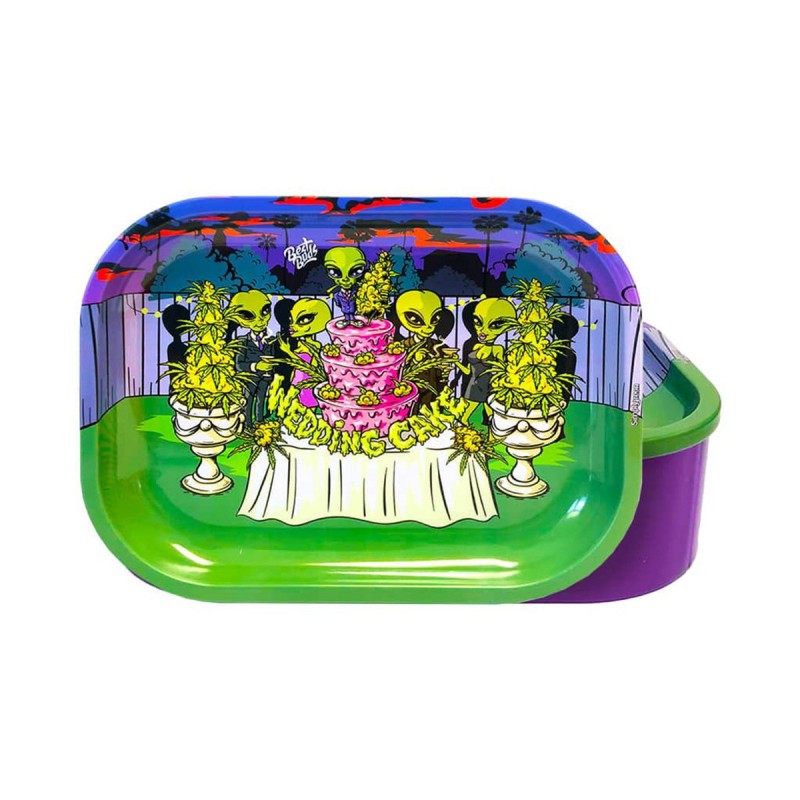 Best Buds 'Wedding Cake' Tablett Rolling Tray mit Box