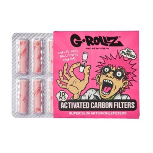 G-Rollz Dr. Puffins Pink Aktivkohlefilter 6mm 10 Stk.