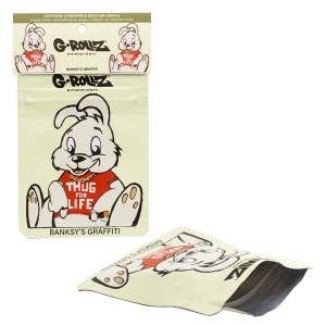 G-Rollz Thug for Life Mylarbeutel mit Aufdruck 65x85mm 10 Stk.