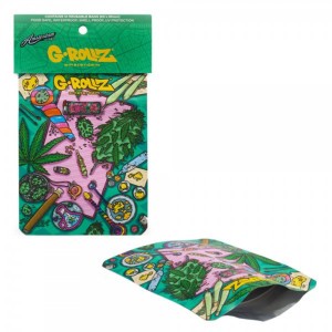 G-Rollz Amsterdam Picnic Mylarbeutel mit Aufdruck 65x85mm 10 Stk.