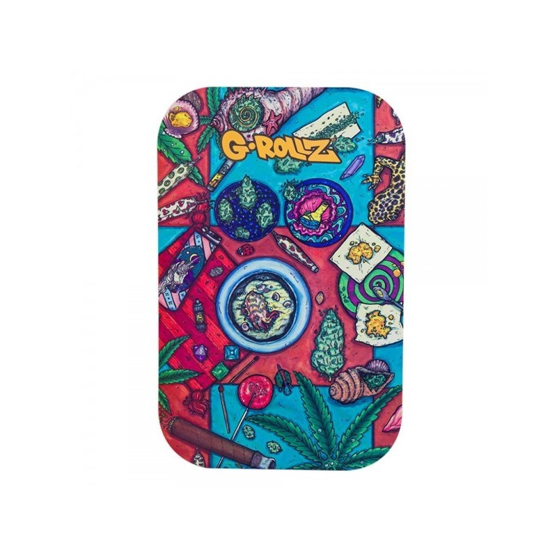 G-Rollz 'Amsterdam Picnic Checked Valentines' Magnetisches Cover für Rolling Trays M