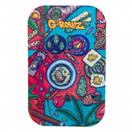 G-Rollz 'Amsterdam Picnic Checked Valentines' Magnetisches Cover für Rolling Trays M
