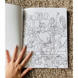 Cabin 7 Ausmalbuch für Stoner