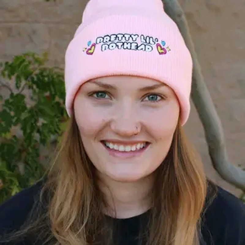 Cabin 7 'Pretty Lil' Pothead' Mütze Pink