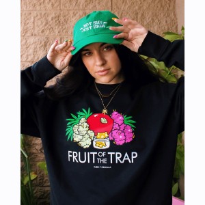 Cabin 7 'Not Shy Just High' Cap Grün