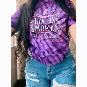 Cabin 7 'Hocus Smokus' Tie Dye T-Shirt