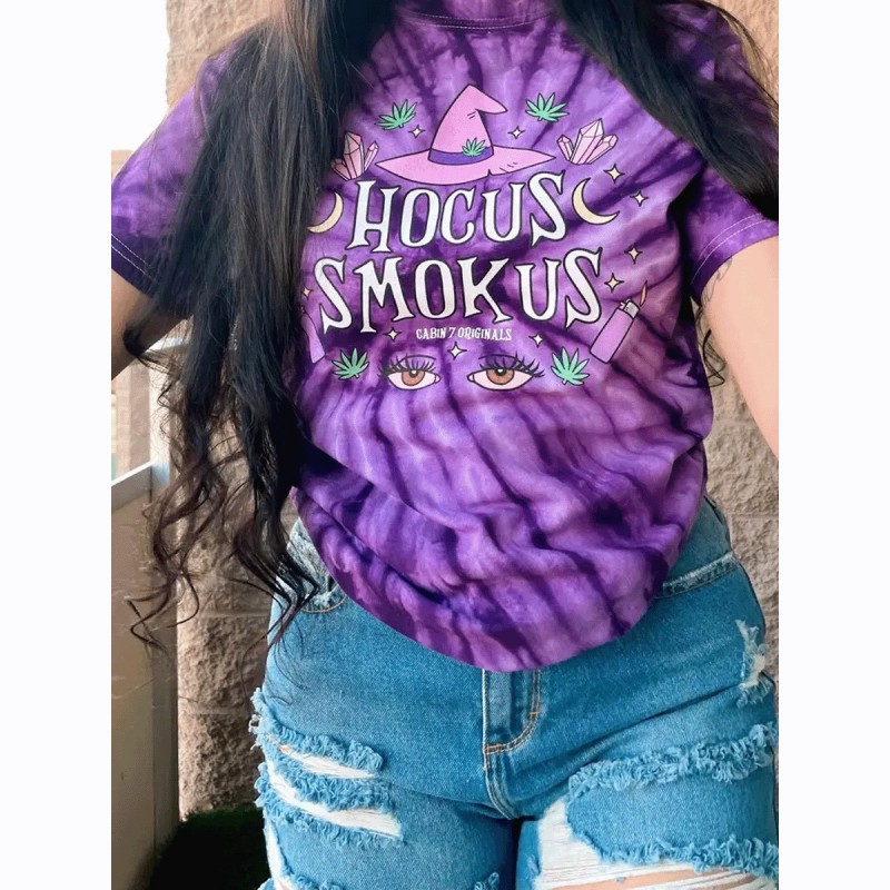 Cabin 7 'Hocus Smokus' Tie Dye T-Shirt